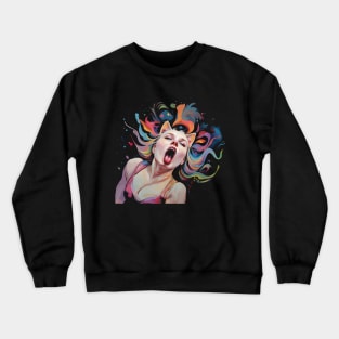 Cat girl MEOW! Crewneck Sweatshirt